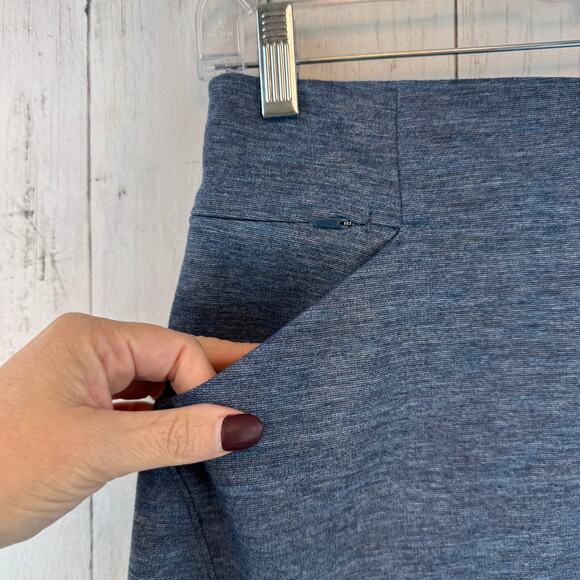 Title Nine Heather Blue Tencel-Blend Tennis Skirt Pickleball Golf Size Small - Picture 3 of 13